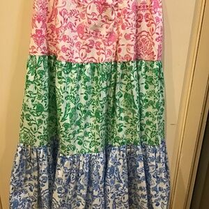 Roller rabbit Antonia Carlisa high waisted poplin skirt XS